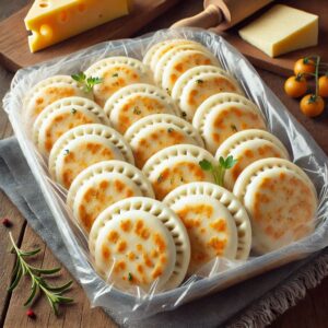 Arepas con queso pre-cocidas