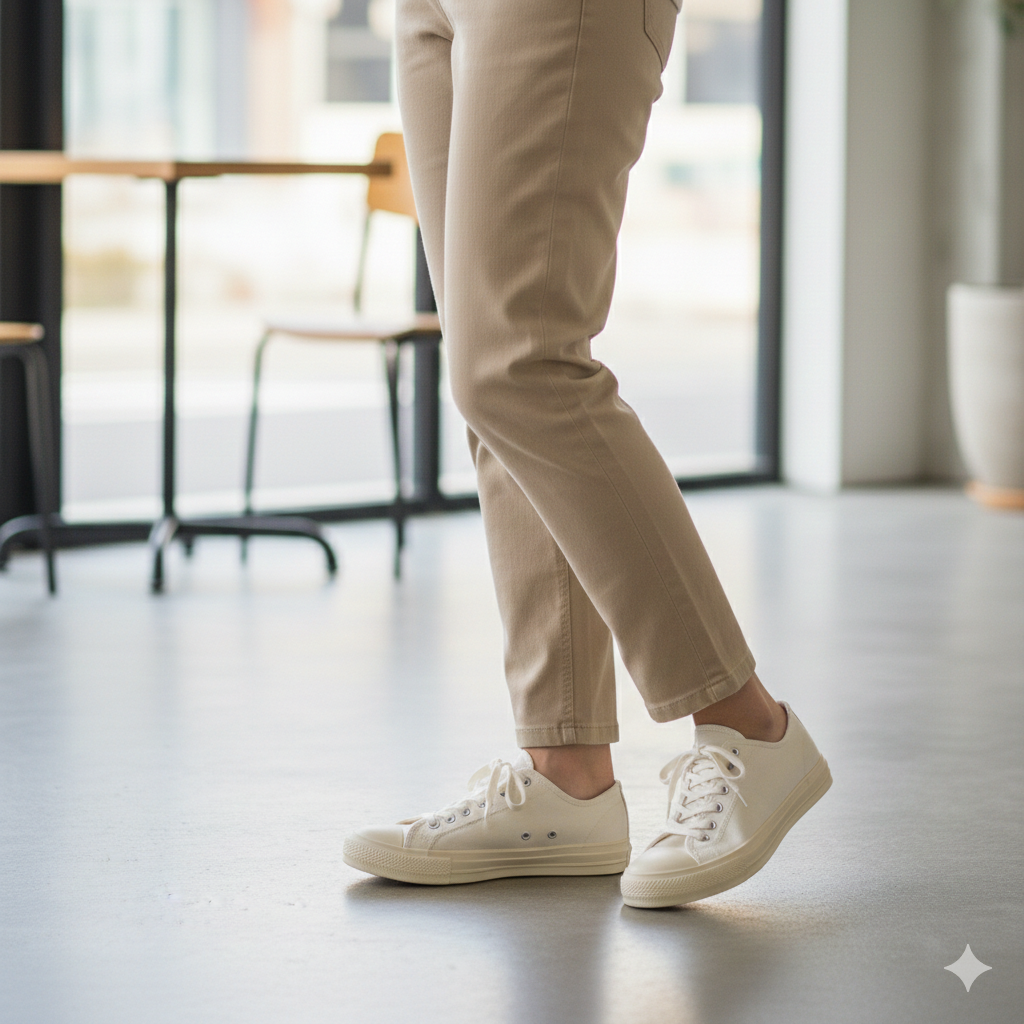Zapatos Blanco Crema "Heritage Low" - Imagen 3